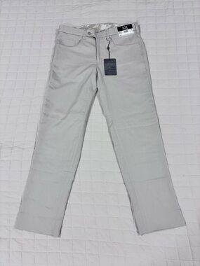 NWT JOE Joseph Abboud 5 Pocket Pants Men’s 32x30 Stone Tencel Stretch Flat Front